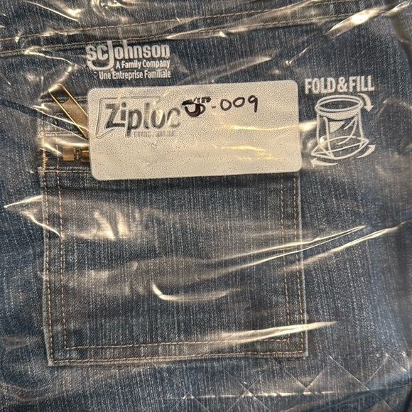 Vtg Gloria Vanderbilt Women’s Cargo High-Rise Stretch Denim Jeans Dark 10 EUC - Picture 6 of 6